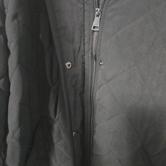 DKNY Quilted Black Jacket/Coat Womens Size XXL - Picture 4 of 8
